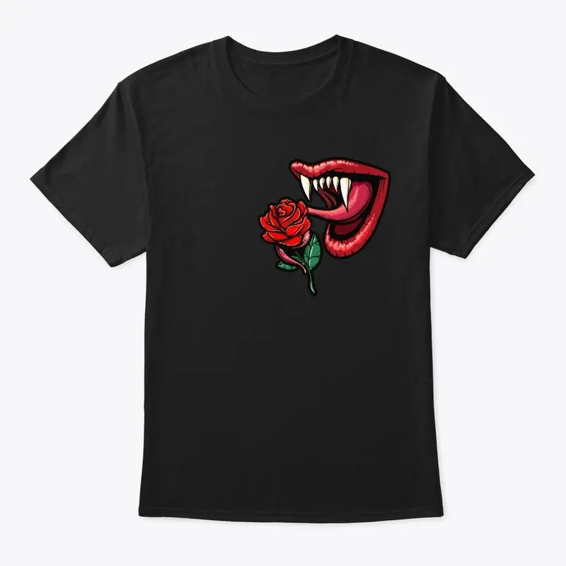 vamp rose tee