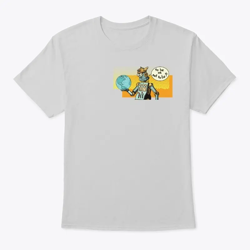 pop art robot tee