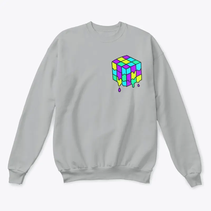 trippy rubix sweatshirt